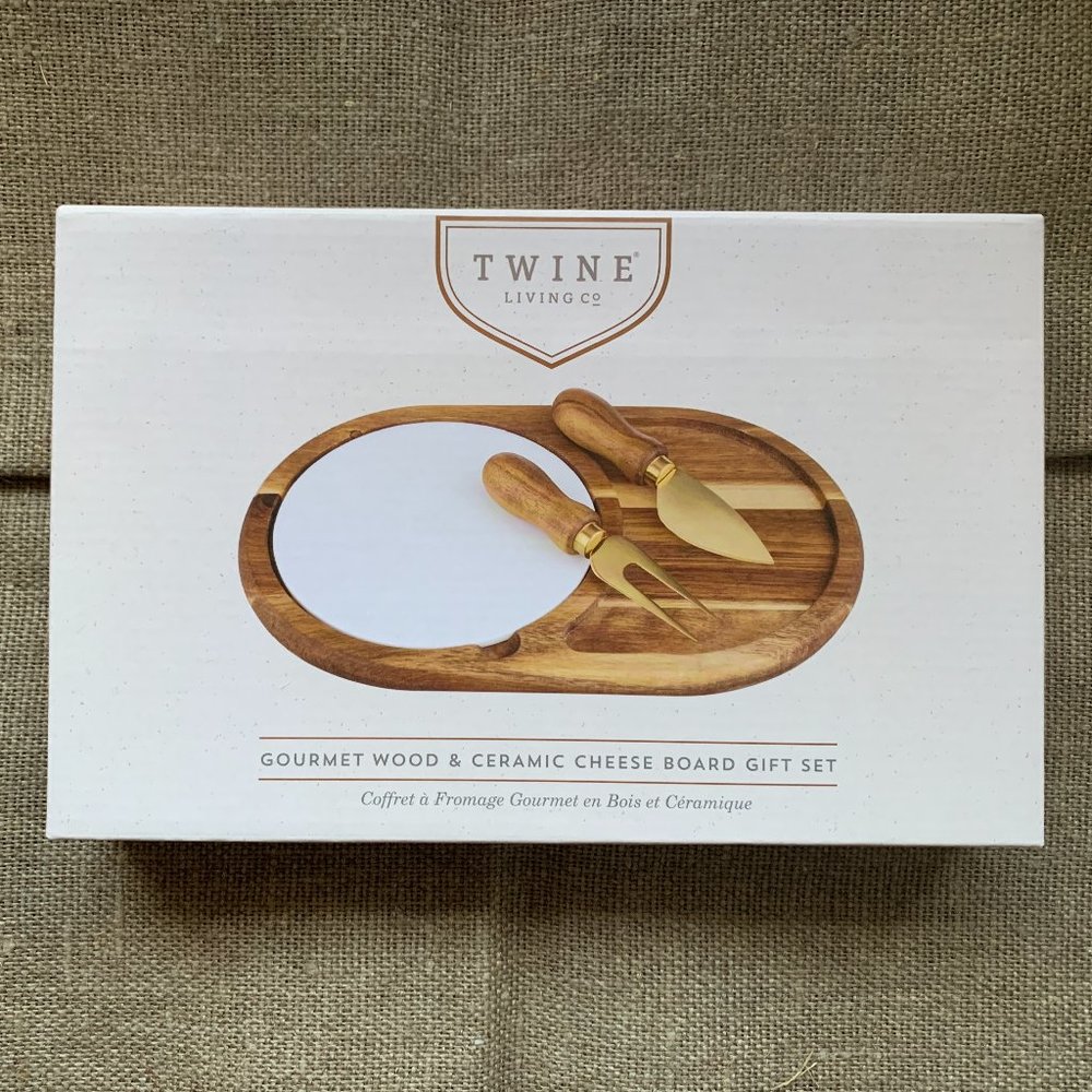 Twine Living Gourmet Cheese Board Set
